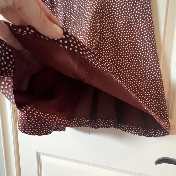 Vintage Alyn Paige brown romper with small white polka dots - Picture 5 of 11